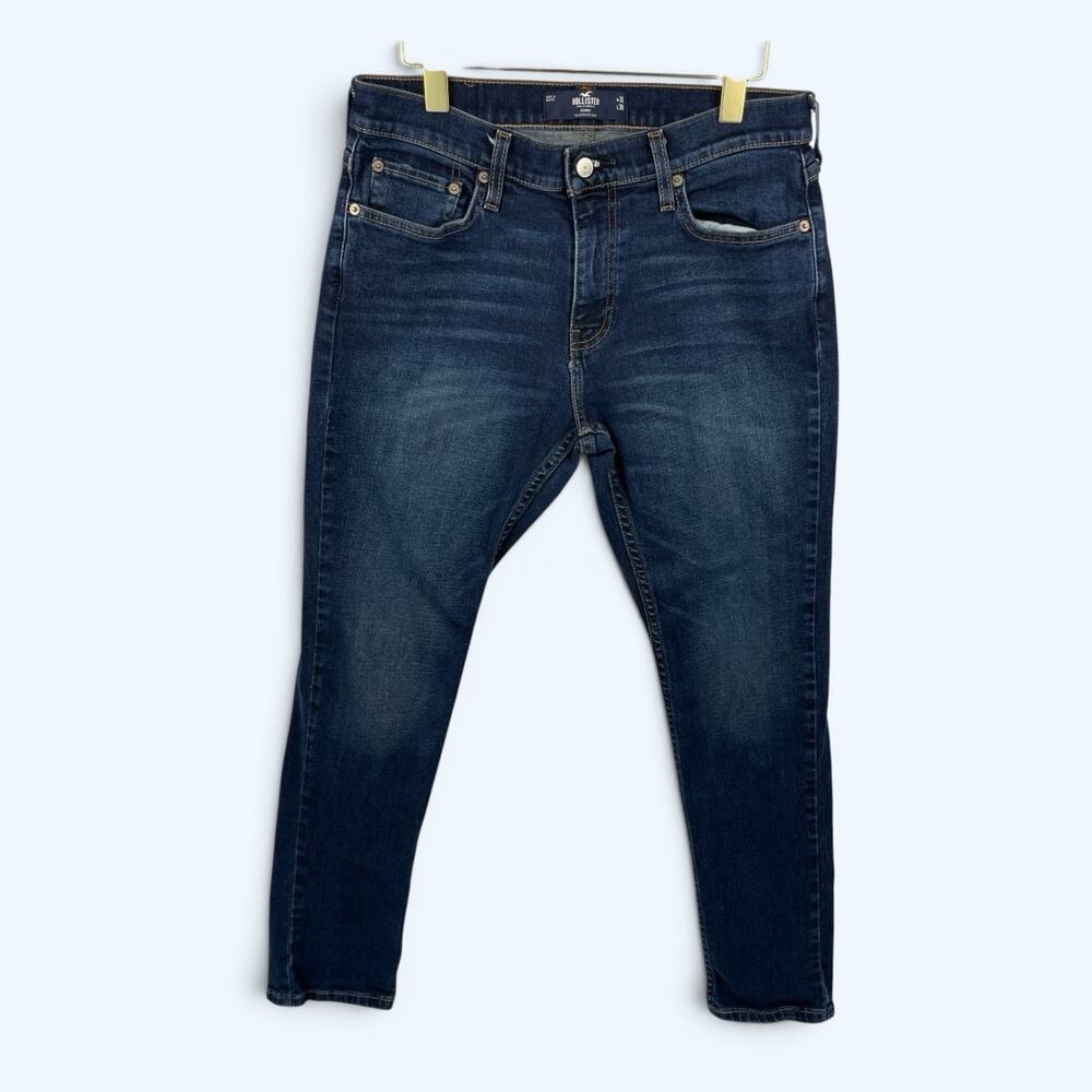 Hollister Skinny Epic Flex Women's Jeans Medium Wash Stretch Denim 32x30 (32x29)